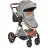 Carucior PM CARUCIOR TRANSFORMABIL 2IN1 MONI ALMA DARK GREY