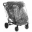 Carucior PM CARUCIOR PENTRU GEMENI KIKKABOO HAPPY 2 BLACK