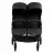 Carucior PM CARUCIOR PENTRU GEMENI KIKKABOO HAPPY 2 BLACK
