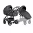 Carucior TUTIS CARUCIOR 2IN1  UNO 5+ LEATHER 2/1 JET BLACK (1402166)