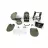 Carucior TUTIS CARUCIOR 2IN1  UNO 5+ LEATHER 2/1 BLACK SESAME (1402168)