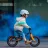 Bicicleta pentru copii PM BICICLETA FARA PEDALE LIONELO BART AIR SPORTY BLACK