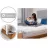 Защитный бортик PM Bara de protectie Lionelo Eva Grey Melange 150x42 см