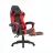 Fotoliu Gaming Lumi GAMING CHAIR WITH HEADREST & LUMBAR SUPPORT CH06-12-04, BLACK/RED, PVC LEATHER, LINKAGE ARMREST, 320MM NYLON PLASTIC BASE, 50MM NYLON CASTER, 100MM CLASS 2 GAS LIFT, FOOTREST, WEIGHT CAPACITY 120 KG