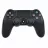 Gamepad GEMBIRD Wireless Gamepad Gembird JPD-PS4BT-02, for PS4+PC, 2 analog joysticks, 4-way D-pad, 4 action buttons, Dual vibration, 3.5mm, 600mAh, 2.4Ghz+BT, Black