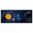 Mouse Pad GEMBIRD Gaming GMB MP-SOLARSYSTEM-XL-01, 900 × 350 × 3mm, Natural rubber foam + Fabric, Black