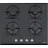 Plita incorporabila cu gaz FRANKE FHNS 604 4G BK C ( 106.0489.940 ), Black