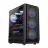 Carcasa fara PSU GAMEMAX CASE ATX  FORGE AB, W/O PSU, 0.5MM, 6X120MM ARGB, FRONT MESH, TEMPERED GLASS, DUST FILTER, 1XUSB-C, 1XUSB2.0, 1XUSB3.0, 3X2.5", 2X3.5", BLACK