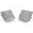 Accesorii pentru carucior PM MANUSI CARUCIOR CARETERO 2GREY MINKY (5903076305923)