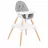 Scaun de masa PM SCAUN DE MASA 3IN1 KIKKABOO MULTI GREY 2023