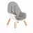 Scaun de masa PM SCAUN DE MASA 3IN1 KIKKABOO MULTI GREY 2023