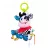 Accesorii pentru carucior PM JUCARIE CARUCIOR MONI 80215 COW CLARA