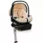 Scaun auto pentru copii PM SET SCOICA 0-13KG + BAZA ISOFIX LIONELO ASTRID BEIGE SAND