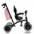 Bicicleta pentru copii PM TRICICLETA LIONELO TRIS PLUS PINK ROSE
