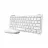 Kit (keyboard+mouse) TRUST LYRA MULTI-DEVICE COMPACT WIRELESS KEYBOARD AND MOUSE SET, RF 2.4GHZ, BLUETOOTH, 800-1600 DPI, SILENT CLICK, FN KEYS, USB-A, USB-C, RECHARGEABLE BATTERY, 301G, US, WHITE