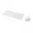 Kit (keyboard+mouse) TRUST LYRA MULTI-DEVICE COMPACT WIRELESS KEYBOARD AND MOUSE SET, RF 2.4GHZ, BLUETOOTH, 800-1600 DPI, SILENT CLICK, FN KEYS, USB-A, USB-C, RECHARGEABLE BATTERY, 301G, US, WHITE
