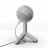 Microfon LOGITECH MICROPHONES  YETI ORB RGB, CONDENSER, CARDIOID, BLUE VO!CE, 24-BIT/48KHZ, 70HZ-20KHZ, 117DB, RGB, USB, WHITE