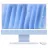 PC All-in-One APPLE iMac 24" MWUF3RU/A Blue (M4 8C/8G, 16GB, 256GB SSD,Mac OS Sequoia)