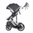 Carucior PM CARUCIOR TRANSFORMABIL 3IN1 KIKKABOO DARLING DARK GREY 2024