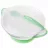 Set lingurita+furculita Akuku SET BOL CU LINGURA SI CAPAC  WHITE/GREEN (A0504)