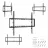 Настенное крепление GEMBIRD Wall Mount  Gembird "WM-70F-03" Black 37"-70", 35kg, VESA:up 600x400, Wall distance: 21mm