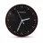 Ceas de perete ESPERANZA CLOCK WALL  BUDAPEST  EHC010K BLACK,  20 CM, PLASTIC FRAME, QUIET MOVEMENT, HOOK FOR EASY INSTALLATION, POWER: 1X AA BATTERY (NOT INCLUDED)