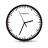 Настенные часы ESPERANZA Clock Wall Esperanza BUDAPEST  EHC010W White,  20 cm, plastic frame, Quiet movement, hook for easy installation, Power: 1x AA battery (not included)