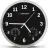 Настенные часы ESPERANZA Clock Wall Esperanza LYON  EHC016K BLACK,  25 cm, plastic frame, Quiet movement, hook for easy installation, Measurements: temperature and humidity, P