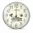 Настенные часы ESPERANZA Clock Wall Esperanza LAUSANNE  EHC018L White,  30 cm, (text: Have Awesome Day), plastic frame, Quiet movement, hook for easy installation, Power: 1x AA battery (not included)