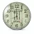 Настенные часы ESPERANZA Clock Wall Esperanza PARIS  EHC018P White,  30 cm, (text: Les Fourchettes), plastic frame, Quiet movement, hook for easy installation, Power: 1x AA battery (not included)