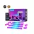 Smart lamp GOVEE WALL LAMPS GLIDE RGBIC WALL LIGHT (6+1), Wi-Fi + BT, Multicolor, Diffused RGBIC Light Effects, No Hub Required, Flexible Installation, 40+ Stunning Scene Modes & Music Modes, Customizable Design Layout, App, Control Box, Voice Control