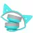 Casti cu fir si microfon EDIFIER HECATE G5BT CAT TURQUOISE / BLUETOOTH GAMING ON-EAR HEADPHONES WITH MICROPHONE, RGB, 3.5MM / BLUETOOTH V5.2, PLAYBACK TIME 20 HOURS (LIGHT ON); 36 HOURS (LIGHT OFF), CUTE DETACHABLE CAT EAR WITH HALL SENSORS, FOLDABLE DESIGN