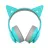 Casti cu fir si microfon EDIFIER HECATE G5BT CAT TURQUOISE / BLUETOOTH GAMING ON-EAR HEADPHONES WITH MICROPHONE, RGB, 3.5MM / BLUETOOTH V5.2, PLAYBACK TIME 20 HOURS (LIGHT ON); 36 HOURS (LIGHT OFF), CUTE DETACHABLE CAT EAR WITH HALL SENSORS, FOLDABLE DESIGN
