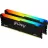 RAM KINGSTON 16GB (Kit of 2*8GB) DDR4-3600 Kingston FURY® Beast DDR4 RGB, PC28800, CL17, 1.35V, Auto-overclocking, Dynamic RGB effects featuring Kingston FURY Infrared Sync technology, Asymmetric BLACK low-profile heat spreader, Intel XMP Ready (Extreme Memory