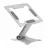 Cooling pad GEMBIRD NOTEBOOK RISER  NBS-D1-03, UP TO 15.6'', ALUMINUM, FOLDABLE, SILICONE PAD, UP TO 5KG, HEIGHT/ANGLE ADJUSTMENT, SILVER