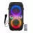 Boxa ESPERANZA SINGER EP156, BLUETOOTH PORTABLE SPEAKER, POWER: 20W, BLACK, RGB LED LIGHTING, BUILT-IN FM RADIO, BLUETOOTH PROFILES: A2DP, AVRCP, HFP, HSP, BLUETOOTH VERSION: 5.0, BUILT IN USB PORT AND TFT (MICROSD) CARD SLOT FOR MP3/MP4 PLAYING, AUX, MIC