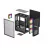 Carcasa fara PSU DEEPCOOL CASE ATX  MATREXX 55 MESH V4, W/O PSU, 3X140MM & 1X120MM ARGB FANS, 2XUSB3.0, FRONT MESH, TEMPERED GLASS, DUST FILTER, 2X2.5", 2X3.5", BLACK