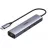 Docking station UGREEN HUB 4IN1 TYPE-C TO 3XUSB+RJ45+TYPE-C(PD 100W) CM475, SPACE GREY