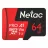 Card de memorie Netac Netac MicroSD P500 Extreme Pro 64GB NT02P500PRO-064G-S