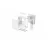 Carcasa fara PSU DEEPCOOL DEEPCOOL ”CG580 WHITE” ATX Case, Picturesque single-chamber panoramic case, without PSU, Tool-less, Support 360mm radiator, Megnetic dust filters, 33mm for Cable Management, Support MBs with back connectors, 2x2.5”SSD/2x3.5”HDD, 2xUSB3.0, 1xAudio, Wh
