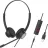 Casti cu fir si microfon Tellur CASTI CU FIR CALL CENTER  VOICE 420 ,BINAURAL ,USB JACK 3.5MM , NEGRU TLL411006