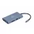 Cablu USB GEMBIRD A-CM-COMBO7-01, USB TYPE-C 7-IN-1 MULTI-PORT ADAPTER (HUB3.0 + HDMI + VGA + PD + CARD READER + STEREO AUDIO), 3-PORT USB 3.1 GEN 1 (5 GBPS) HUB, 4K HDMI, GIGABIT LAN PORT, SD CARD READER, PD 3.0 UP TO 100 W (ONLY CHARGING), SPACE GREY,  90G