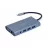 Cablu USB GEMBIRD A-CM-COMBO7-01, USB TYPE-C 7-IN-1 MULTI-PORT ADAPTER (HUB3.0 + HDMI + VGA + PD + CARD READER + STEREO AUDIO), 3-PORT USB 3.1 GEN 1 (5 GBPS) HUB, 4K HDMI, GIGABIT LAN PORT, SD CARD READER, PD 3.0 UP TO 100 W (ONLY CHARGING), SPACE GREY,  90G