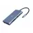 Cablu USB GEMBIRD A-CM-COMBO7-01, USB TYPE-C 7-IN-1 MULTI-PORT ADAPTER (HUB3.0 + HDMI + VGA + PD + CARD READER + STEREO AUDIO), 3-PORT USB 3.1 GEN 1 (5 GBPS) HUB, 4K HDMI, GIGABIT LAN PORT, SD CARD READER, PD 3.0 UP TO 100 W (ONLY CHARGING), SPACE GREY,  90G