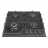 Plita incorporabila cu gaz TORNADO H77-6004SR MATT GL BL, Black