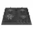 Plita incorporabila cu gaz TORNADO H59-4006 MATT GL Eco BL, Black