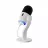 Microfon LOGITECH MICROPHONES  YETI GX, DYNAMIC SUPERCARDIOID, BLUE VO!CE, 24-BIT/96KHZ, 60HZ-18.5KHZ, -135DB 135DB, DUAL ZONE RGB, USB, WHITE