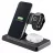 Incarcator Cellular Line WIRELESS CHARGER CELLULARLINE TRIPLE STATION 3 IN 1, 15W, BLACK