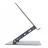 Cooling pad GEMBIRD NOTEBOOK RISER  NBS-D1-04, UP TO 15.6'', ALUMINUM, FOLDABLE, SILICONE PAD, UP TO 10KG, HEIGHT/ANGLE ADJUSTMENT, SILVER