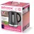Ceainic electric Brock KETTLE WK 9904 BK, 2200W, 1.7L. BOIL DRY PROTECTION.AUTOMATICALLY TURNS OFF WHEN WATER BOILS. AUTOMATIC ONE BUTTON COVER STARTER FOR EASY OPERATION. STREAMLINE, MODERN KETTLE WITH A UNIQUE DESIGN.